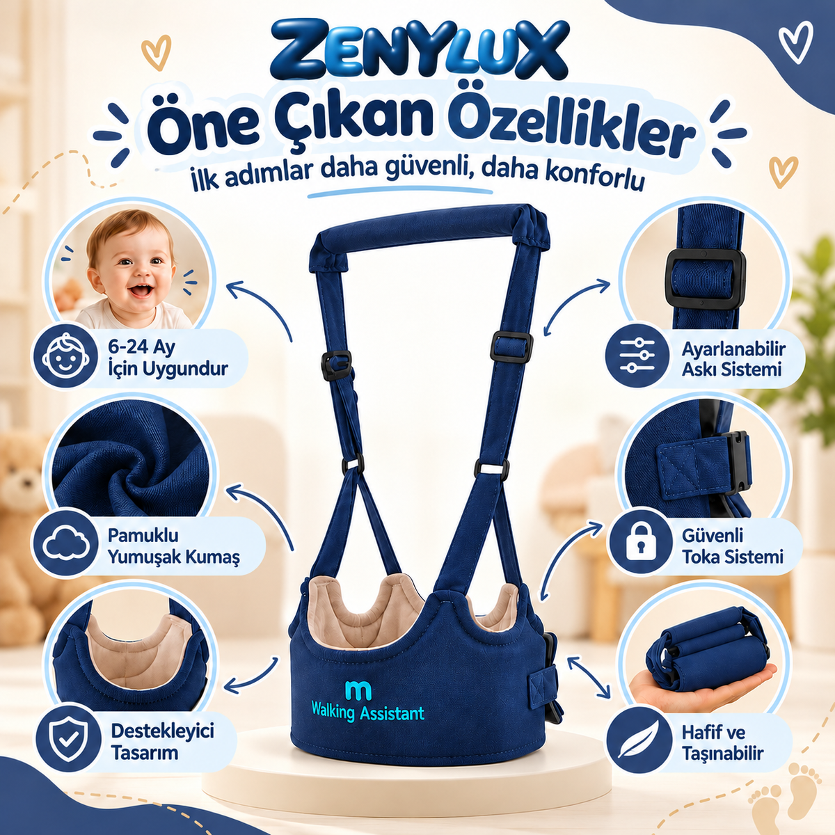 ZENYLUX İlk Adım ve Yürüme Asistanı