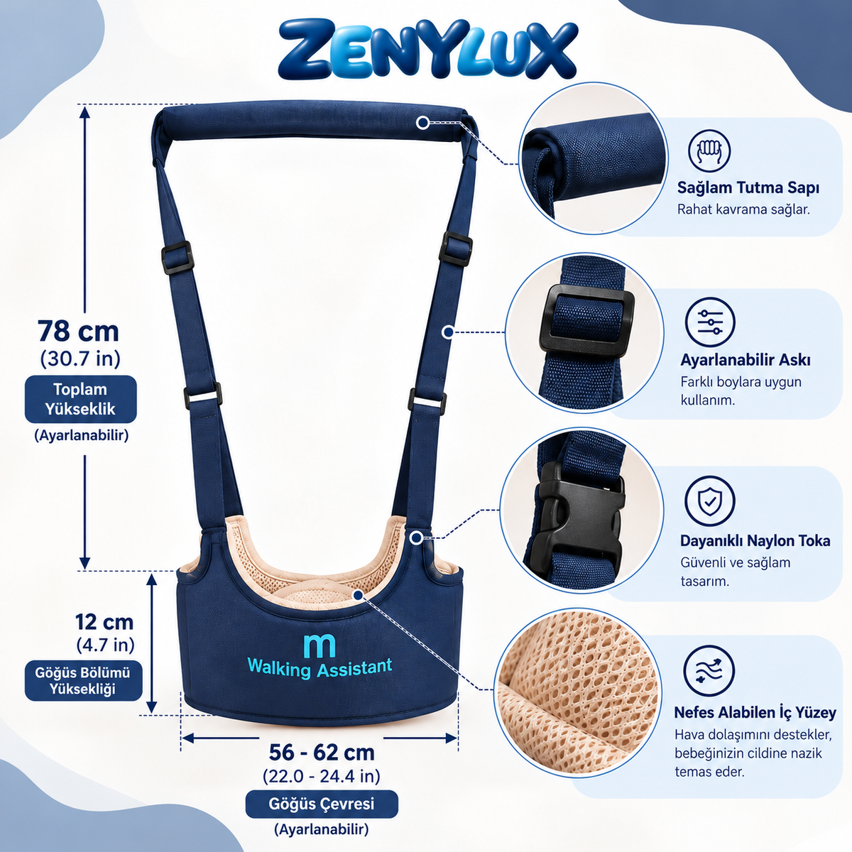 ZENYLUX İlk Adım ve Yürüme Asistanı